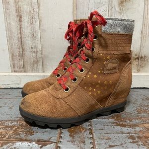 Sorel Youth Lexie Gold Star Wedge